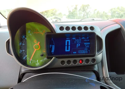 2013 Chevrolet Sonic Lt Auto из США, поврежденный, VIN 1G1JC5SH7D4167023